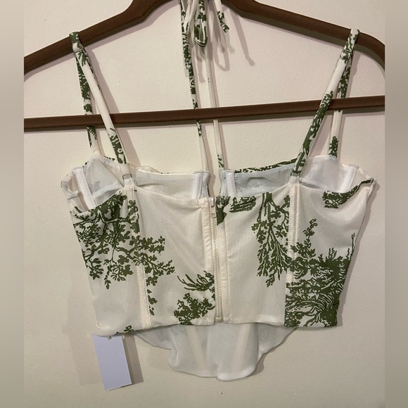 Green TICTOC Bustier TOP - Picture 5 of 6